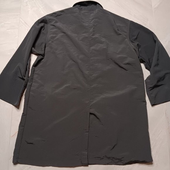 Eleven Stitch Design Shacket Gray Dark Women's SMALL Button Up Outerwear Jacket - Picture 7 of 10